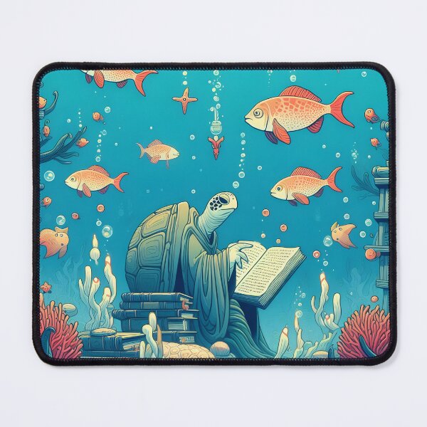 Item preview, Enchanted Underwater Library designed and sold by omerfdln34.