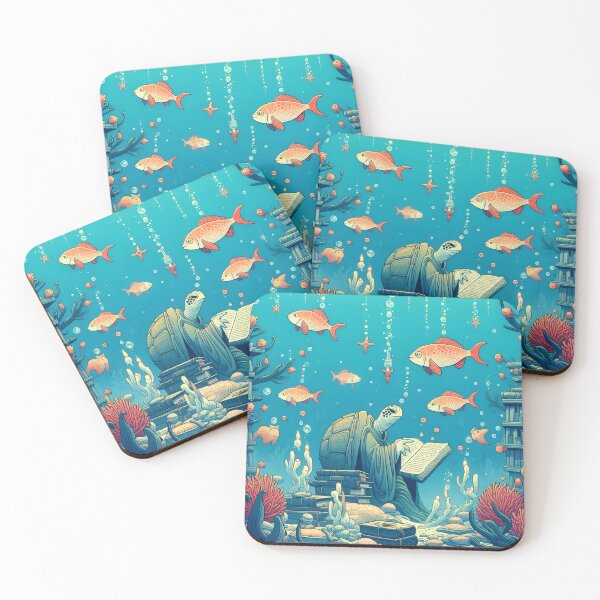 Item preview, Enchanted Underwater Library designed and sold by omerfdln34.