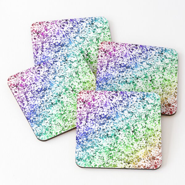 Item preview, All Over Rainbow Gradient Glass Shards Pattern designed and sold by Deborah Camp.