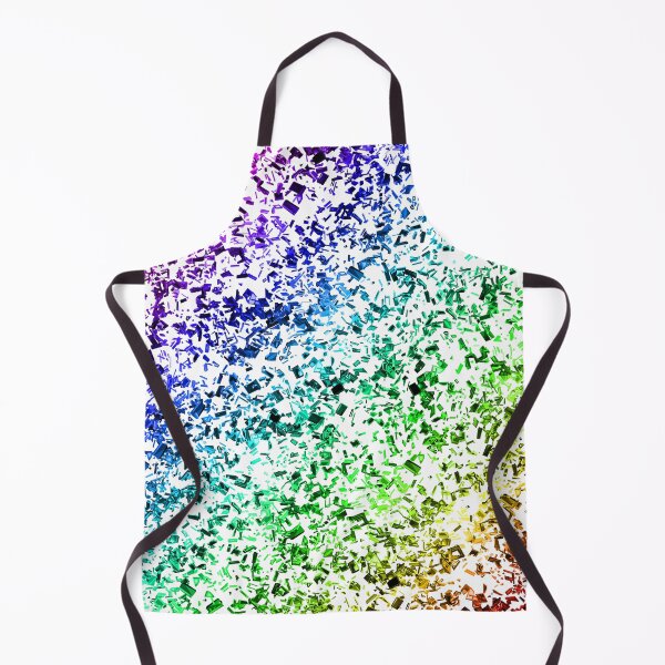 Item preview, All Over Rainbow Gradient Glass Shards Pattern designed and sold by Deborah Camp.