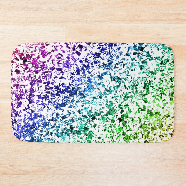 Item preview, All Over Rainbow Gradient Glass Shards Pattern designed and sold by Deborah Camp.