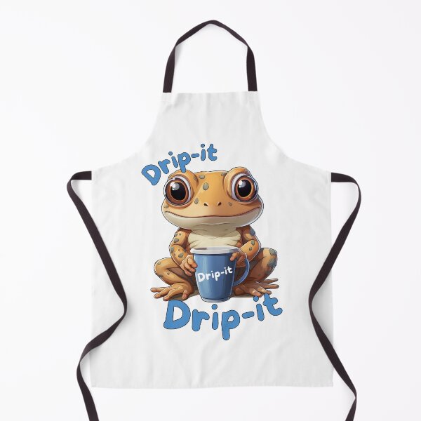 Item preview, Drip It - Cute Funny Kawaii Coffee frog designed and sold by JayCally.
