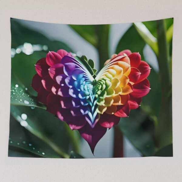 Item preview, Hearts' Botanical Serenade designed and sold by AI-Only Creations.