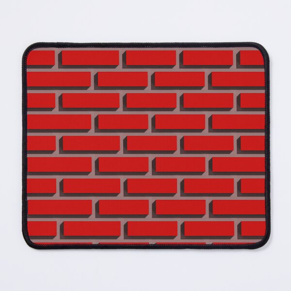 Item preview, Voxel Red Brick Pattern designed and sold by PotatoVonEpicus.