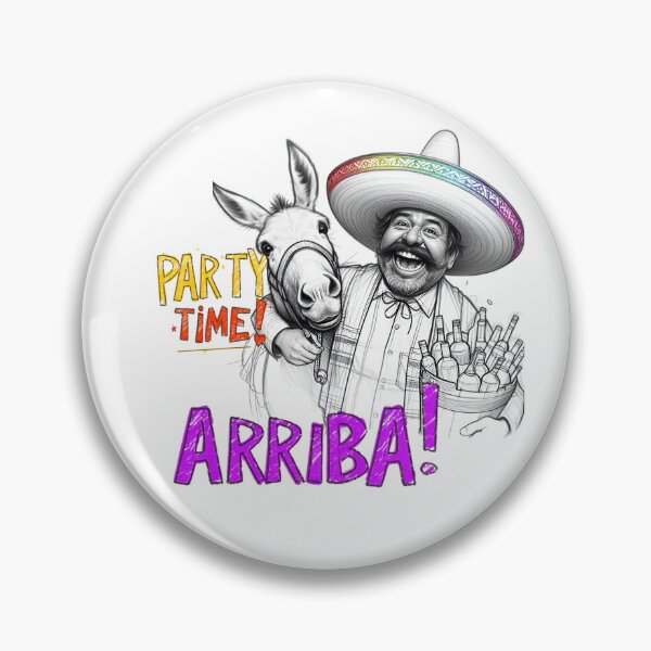 Item preview, ¡Tiempo de fiesta! ¡Arriba! designed and sold by NickTaroDesign.