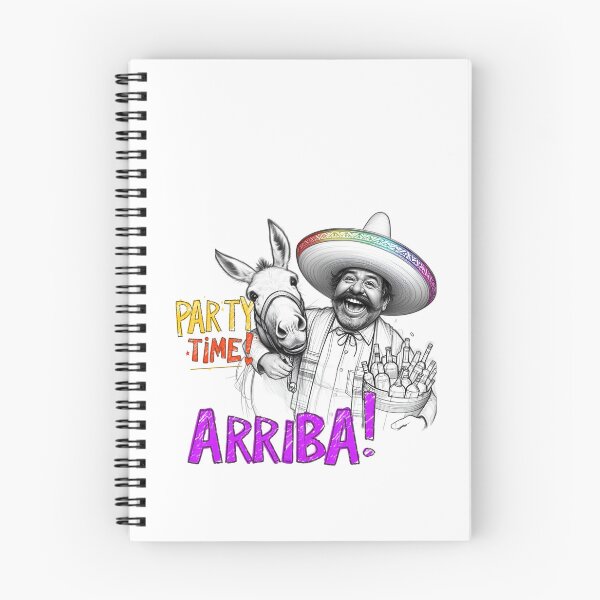 Item preview, ¡Tiempo de fiesta! ¡Arriba! designed and sold by NickTaroDesign.