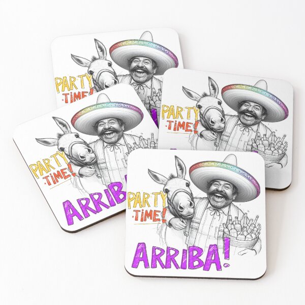 Item preview, ¡Tiempo de fiesta! ¡Arriba! designed and sold by NickTaroDesign.