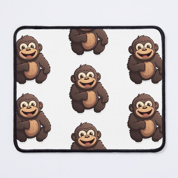 Item preview, Gorilla Kawaii African Animal Inspired Art and Stickers designed and sold by CDC40.