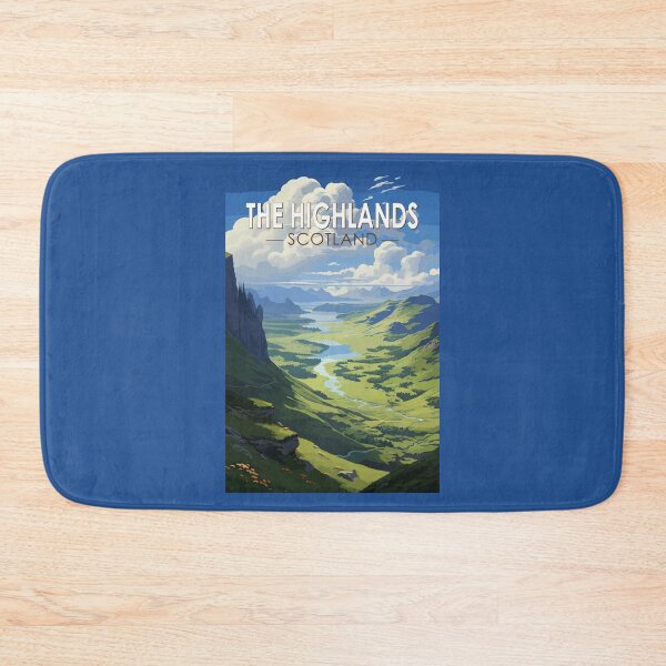 Item preview, Scottish Highlands Scotland Travel Art Vintage designed and sold by KrisSidDesigns.
