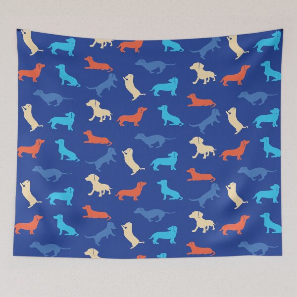 Item preview, Dachshund Pattern v29 designed and sold by Baikachi AD.