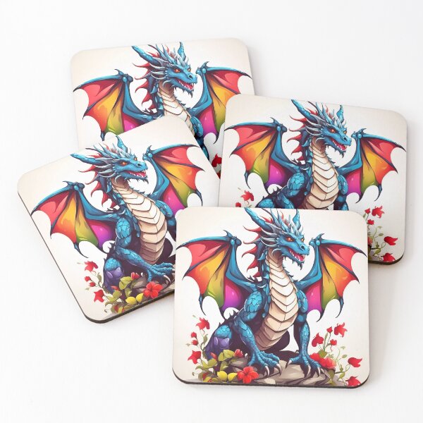 Item preview, Chromatic Sentinel: The Vibrant Dragon of Eden designed and sold by Vitalka-uk.