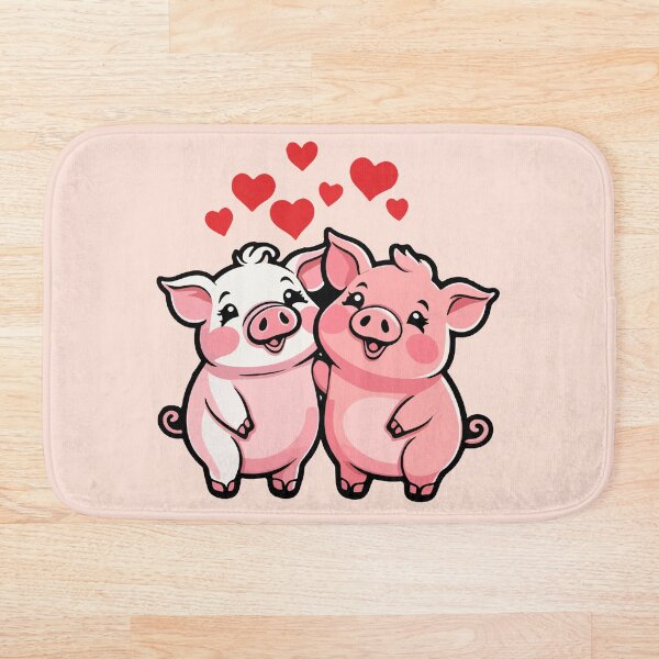 Artikelvorschau, Schweinchenliebe entworfen und verkauft von StickerLab4.