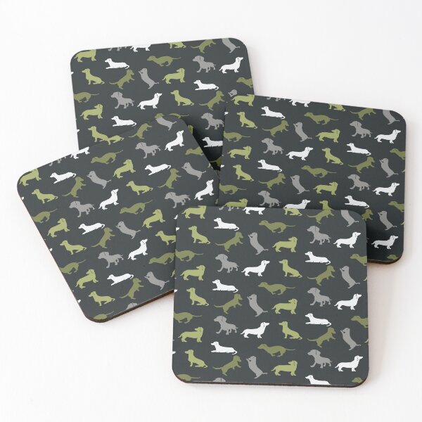 Item preview, Dachshund Pattern v31 designed and sold by Baikachi AD.