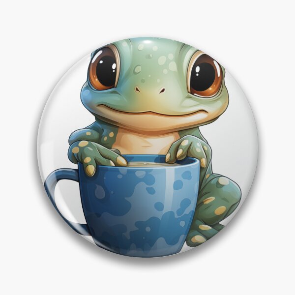Item preview, Give Me A Cup Not A Kiss - Funny Kawaii Coffee frog designed and sold by JayCally.