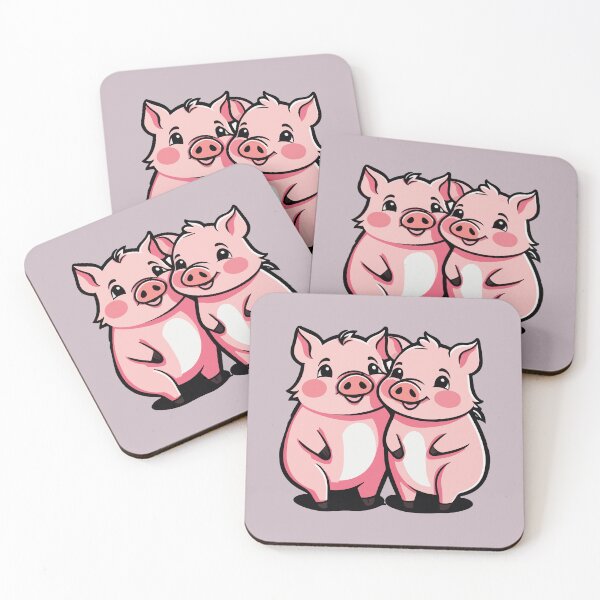 Item preview, Love between little pigs designed and sold by StickerLab4.
