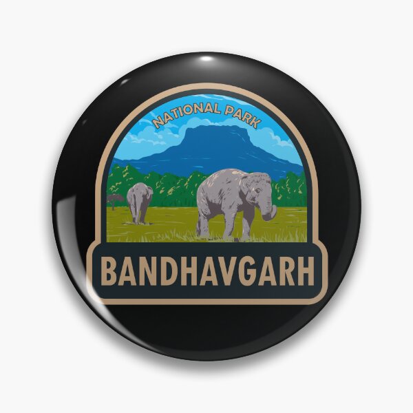 Item preview, Bandhavgarh National Park Travel Art designed and sold by KrisSidDesigns.
