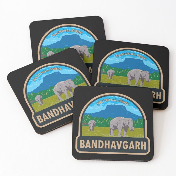 Item preview, Bandhavgarh National Park Travel Art designed and sold by KrisSidDesigns.