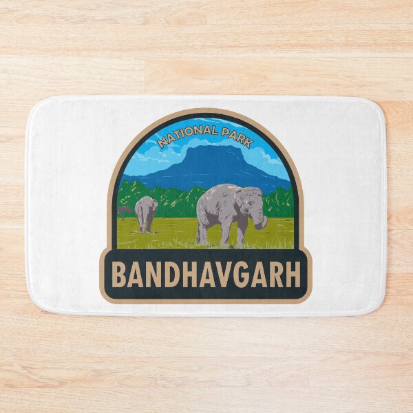 Item preview, Bandhavgarh National Park Travel Art designed and sold by KrisSidDesigns.