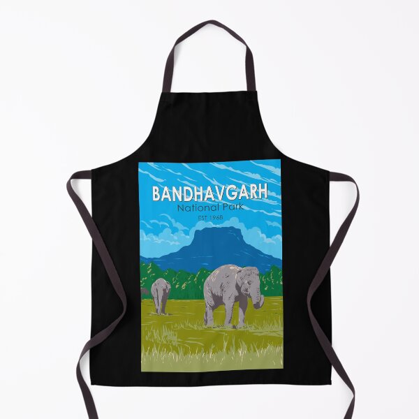 Item preview, Bandhavgarh National Park India Travel Art Vintage designed and sold by KrisSidDesigns.