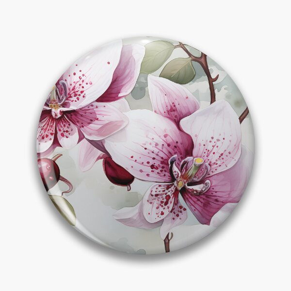 Item preview, Orchid Tile 29: Masquerade in Bloom, Spotted and Striped Exotica in Vibrant Hues designed and sold by TheBrainArt.