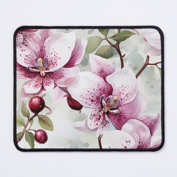 Item preview, Orchid Tile 29: Masquerade in Bloom, Spotted and Striped Exotica in Vibrant Hues designed and sold by TheBrainArt.