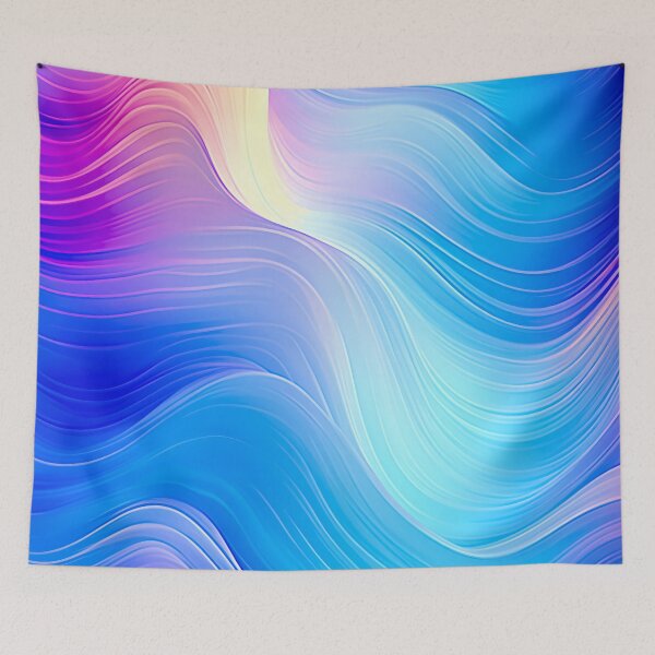 Item preview, Multicolored waves designed and sold by Fantasyplus.