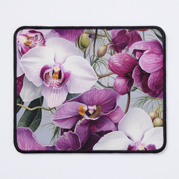 Item preview, Orchid Tile 30: Masquerade in Bloom, Spotted and Striped Exotica in Vibrant Hues designed and sold by TheBrainArt.