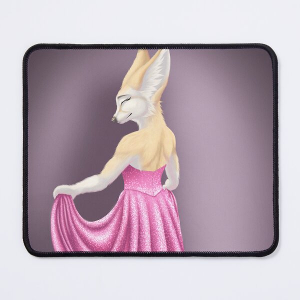 Item preview, Fennec Fox in Pink Dress designed and sold by DaisySunDoodles.
