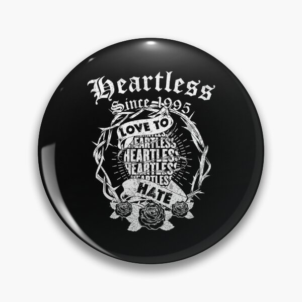 Item preview, White Heart Pattern Heartless Rose Thorn Logo designed and sold by KumosBrand.