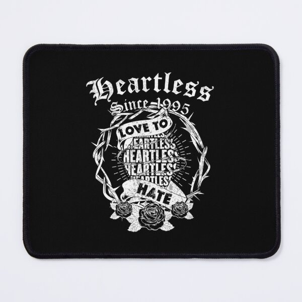 Item preview, White Heart Pattern Heartless Rose Thorn Logo designed and sold by KumosBrand.