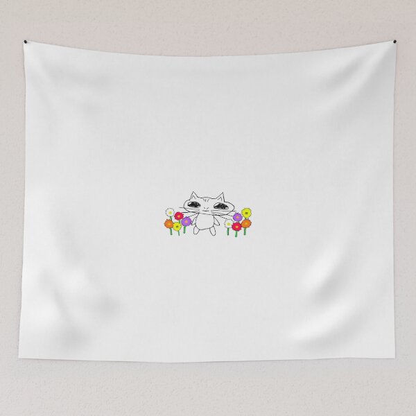 Item preview, just wonder cat w/ flower friends designed and sold by eefsillyart.