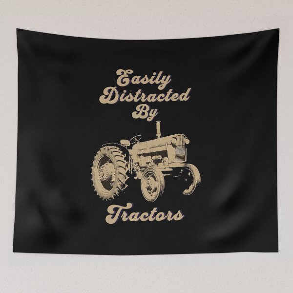 Item preview, Easily Distracted By Tractors designed and sold by FreshArtFusion.