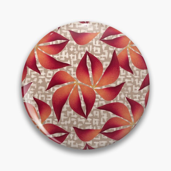 Item preview, Elegant Red Leaf Pattern - Abstract Cream Backdrop designed and sold by Almanzart.