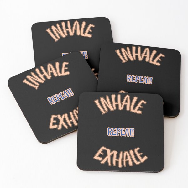 Item preview,  INHALE EXHALE REPEAT colored designed and sold by WojtiWu.