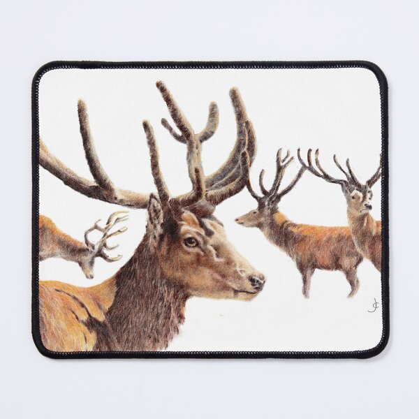 Item preview, Woburn Abbey deer park mixed media drawing for charity designed and sold by JayTCee.