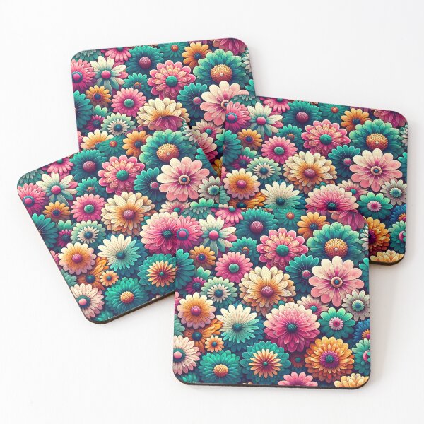 Item preview, Rainbow Floral Carpet designed and sold by M-ormin.