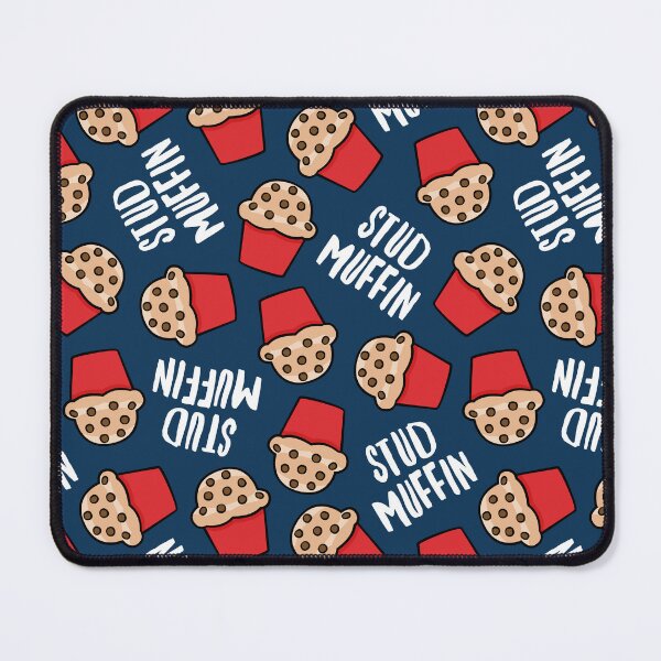 Item preview, Stud Muffin - Dark Blue designed and sold by littlearrow.