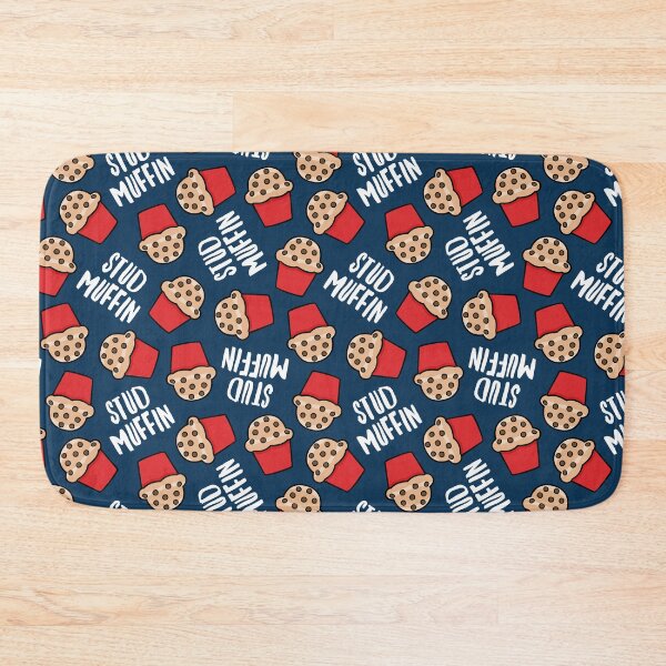 Item preview, Stud Muffin - Dark Blue designed and sold by littlearrow.