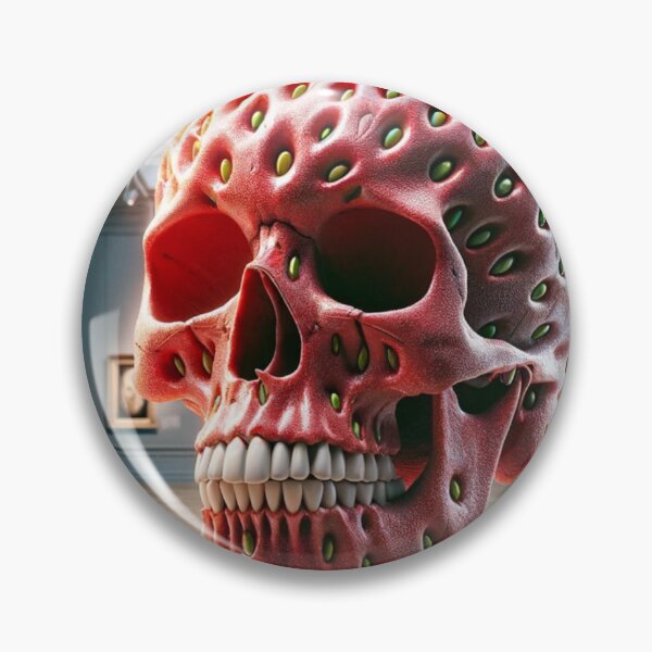 Item preview, Strawberry Skull: Artistic Fusion designed and sold by mymagicstoreus.