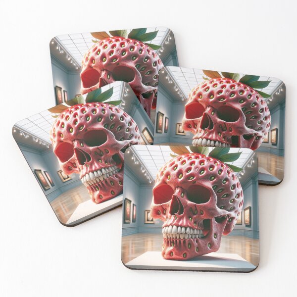 Item preview, Strawberry Skull: Artistic Fusion designed and sold by mymagicstoreus.
