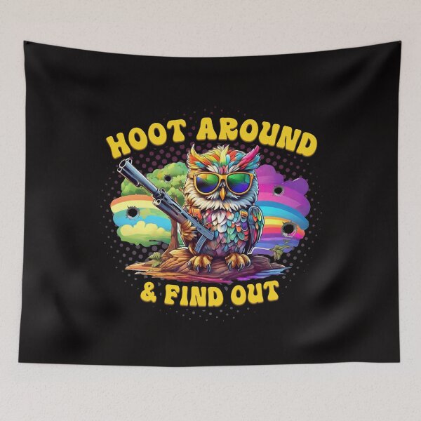 Item preview, Hoot Around & Find Out designed and sold by mpsobject.