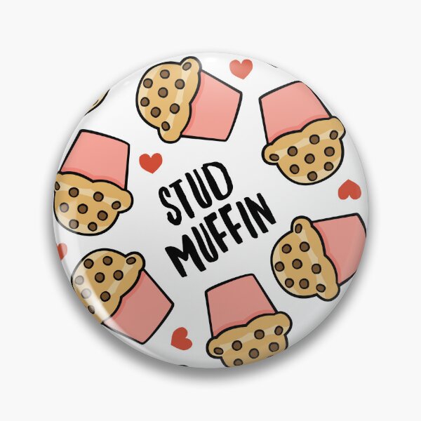 Item preview, Stud Muffin - Pink/White designed and sold by littlearrow.