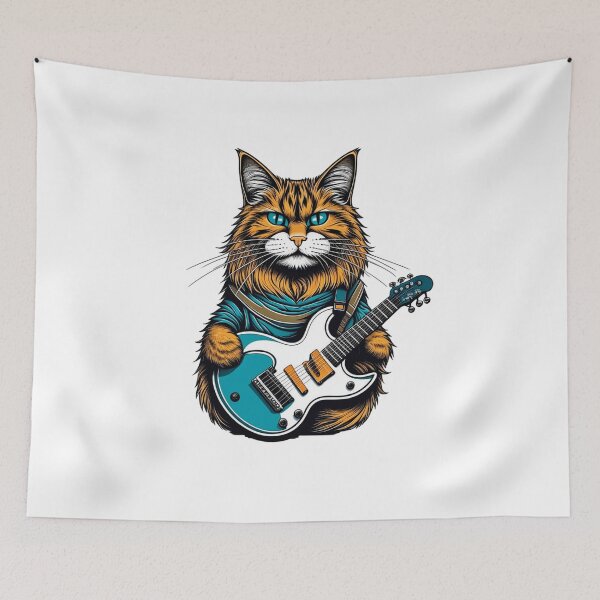 Item preview, Whiskers and Riffs designed and sold by MissFrita.