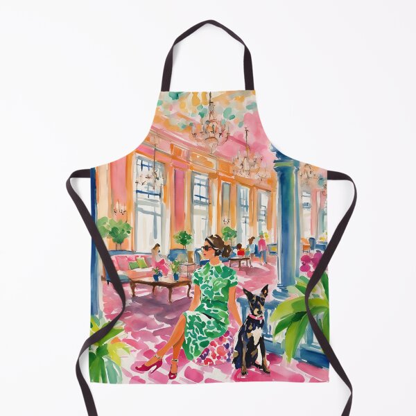 Item preview, Waiting to check-in, whimsical watercolor painting designed and sold by SophieClimaArt.