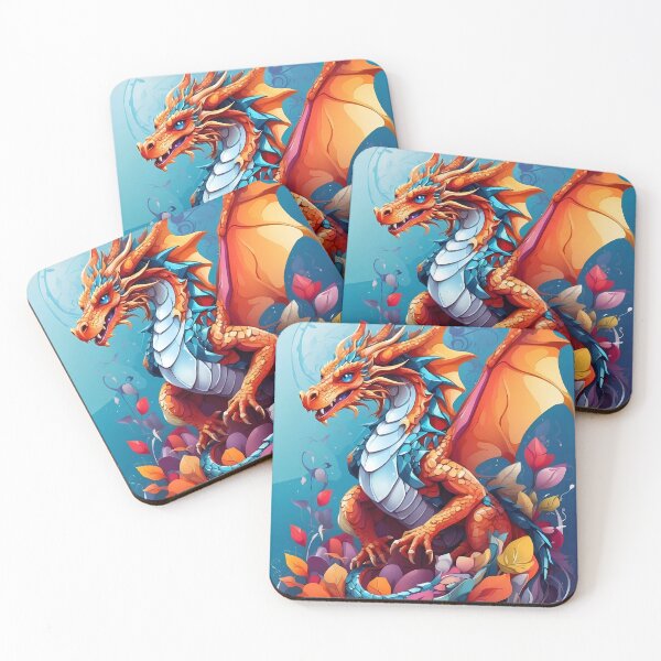 Item preview, Crimson Custodian: The Dragon's Autumn Embrace designed and sold by Vitalka-uk.