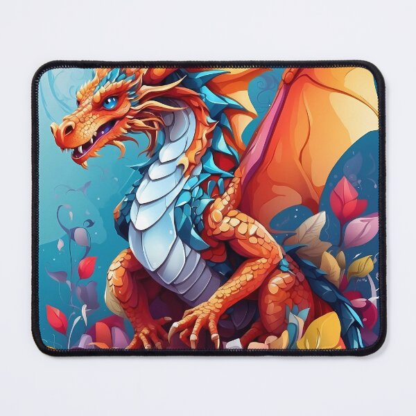 Item preview, Crimson Custodian: The Dragon's Autumn Embrace designed and sold by Vitalka-uk.