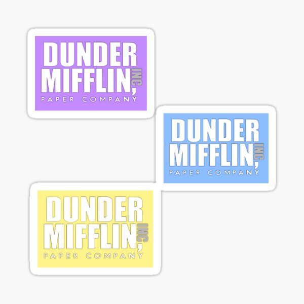 Dunder Mifflin Logo The Office Plastic Keychain – Madcap & Co