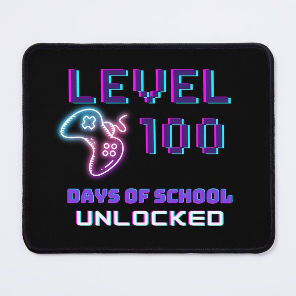 Item preview, Level 100 Days Of School Unlocked Gamer Boys Funny 100th Day designed and sold by JustCrafted.
