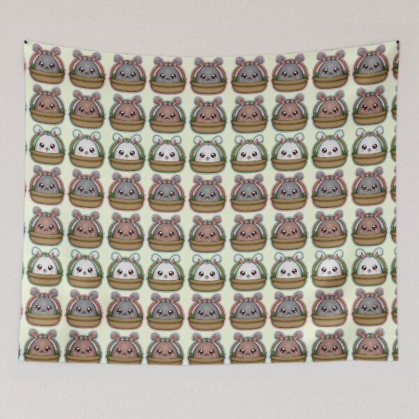 Item preview, Cute brown bunny easter designed and sold by Drawersofdraw.