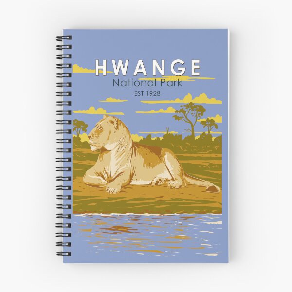 Item preview, Hwange National Park Zimbabwe Travel Art Vintage designed and sold by KrisSidDesigns.